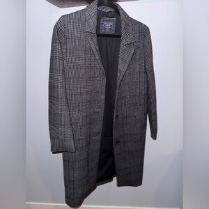 Abercrombie & Fitch Charcoal Wool Mix Coat